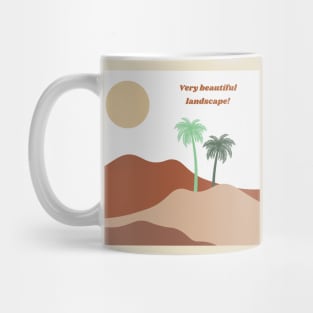 Abstract Desert Landscape Mug